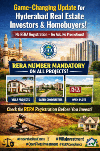 Hyderabad Makes RERA Registration Mandatory for Real Estate Advertisements | TG-RERA Update 2026