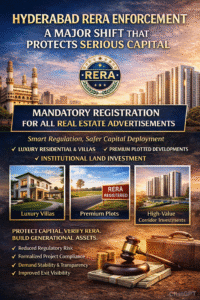 Hyderabad RERA Enforcement 2026: What High-Net-Worth Investors Must Know