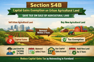 ection 54B Income Tax exemption on sale of urban agricultural land with reinvestment in new farmland