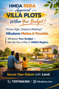 HMDA RERA Approved Plots around Hyderabad