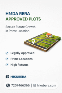 HMDA RERA Approved Villa Plots around Hyderabad