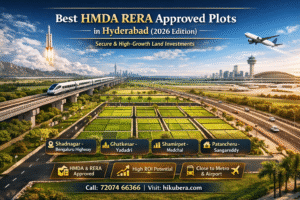 HMDA RERA approved plots Hyderabad 2026 near Shadnagar Bengaluru Highway high ROI land investment