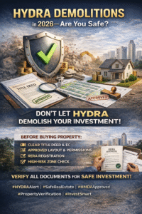 Safe Property Buying in Telangana 2026 – Verify HMDA Approval, RERA Registration, ULC Status and Land Zones Before Investment