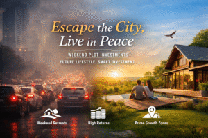 Weekend Plots Hyderabad | Farmhouse Land Investment | Peaceful Living Near City | High Growth Corridors Hyderabad