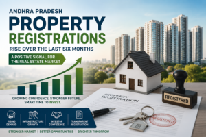Andhra Pradesh Property Registrations Increase Over Six Months with Rising Real Estate Investment and Housing Demand